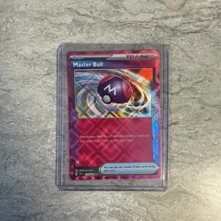 Pokemon TCG Master Ball 153/162 Temporal Forces SV05 Ace Spec Rare Holo Card - Image 1