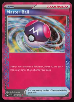Master Ball 153/162 Holo ACE SPEC Rare Temporal Forces Pokemon English NM - Image 1