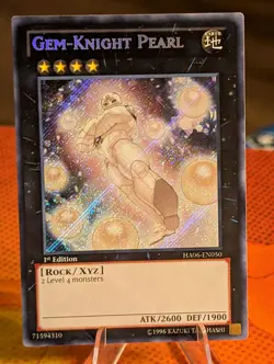 Gem-Knight Pearl[1st Edition]. #HA06-EN050 YuGiOh Hidden Arsenal II 6: Omega... - Image 1
