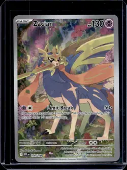2025 Pokemon Phantasmal Flames Zacian Illustration Rare #100/094 - Image 1