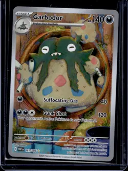 2025 Pokemon White Flare Garbodor Illustration Rare #141/086 - Image 1