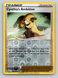 Cynthia's Ambition 138/172 Uncommon Brilliant Stars Pokemon Reverse Holo NM - Image 1