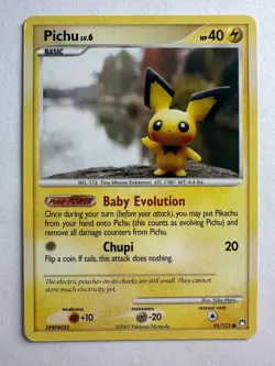 Pichu 93/123 Common Mysterious Treasures Pokemon LP/MP - Image 1