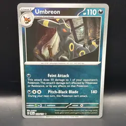 Pokemon TCG Umbreon 059/131 Prismatic Evolutions Masterball Holo - Image 1