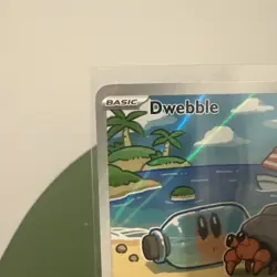 Pokemon TCG Dwebble 129/086 Illustration Rare SV10.5: Black Bolt - Image 3