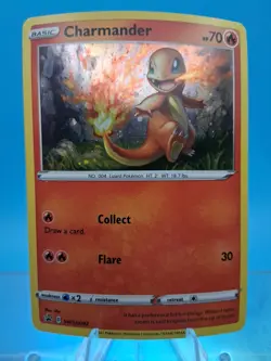 Charmander SWSH092 Pokemon Rare Holo Black Star Promo NM Swirl 🌀 - Image 1