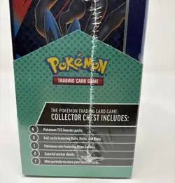 2025 Pokemon TCG Collector Treasure Chest Lunch Box Tin Q4 New & Sealed - Image 3