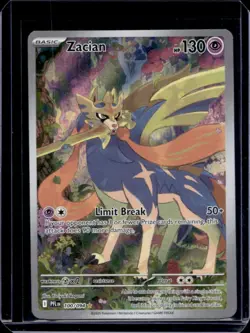 2025 Pokemon Phantasmal Flames Zacian Illustration Rare #100/094 - Image 1
