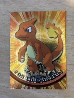 Charmeleon #5 Black Topps Logo Foil 1999 Topps Pokemon TV Animation Series 1 - Image 1