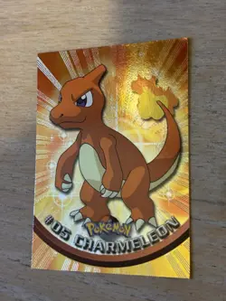 Charmeleon #5 Black Topps Logo Foil 1999 Topps Pokemon TV Animation Series 1 - Image 2