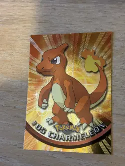 Charmeleon #5 Black Topps Logo Foil 1999 Topps Pokemon TV Animation Series 1 - Image 3
