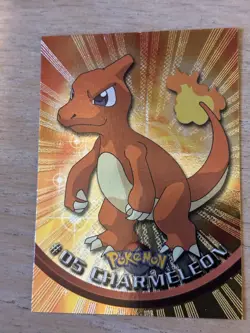 Charmeleon #5 Black Topps Logo Foil 1999 Topps Pokemon TV Animation Series 1 - Image 4