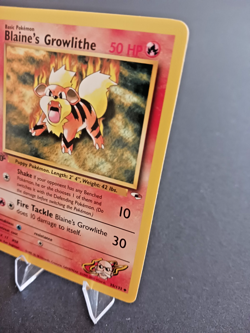 Pokemon TCG Blaine's Growlithe 35/132 + 62/132 Gym Heroes Both NM Never Played - Image 3
