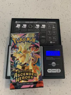 6x HEAVY Pokemon Ascended Heroes Booster Pack 22.80g + more POTENTIAL GOD PACKS - Image 1