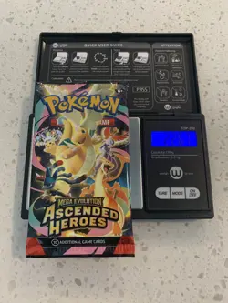 6x HEAVY Pokemon Ascended Heroes Booster Pack 22.80g + more POTENTIAL GOD PACKS - Image 3