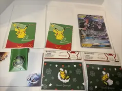 Jumbo Pokemon Tapu Koko GX, Pikachu Pin, McDonalds Cards, And More - Image 1