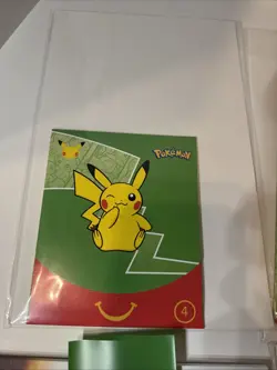 Jumbo Pokemon Tapu Koko GX, Pikachu Pin, McDonalds Cards, And More - Image 2