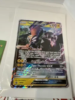 Jumbo Pokemon Tapu Koko GX, Pikachu Pin, McDonalds Cards, And More - Image 4