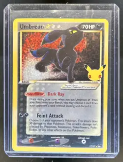 2021 Pokemon SWSH Celebrations Umbreon Classic #17/17 - Image 1