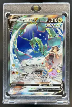 2021 Pokemon SWSH Evolving Skies Rayquaza V #194/203 - Image 1