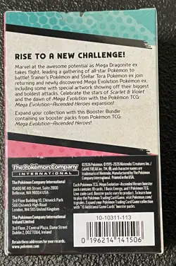 Pokemon TCG Ascended Heroes Booster Bundle Sealed New - Image 2