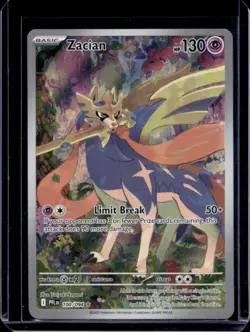 2025 Pokemon Phantasmal Flames Zacian Illustration Rare #100/094 - Image 1