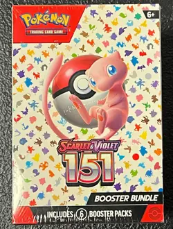 Pokemon TCG Scarlet and Violet 151 Booster Bundle 6 Packs Brand New Sealed - Image 1
