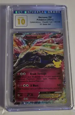 Pokemon Xerneas EX 97/146 Ultra Rare Celebrations - CGC 10 PRISTINE - Image 1