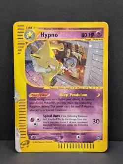 Hypno H12/H32 Aquapolis Holo Ultra Rare Pokemon TCG Nintendo e-reader - Image 1