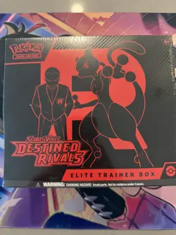 Pokemon Scarlet & Violet Destined Rivals Elite Trainer Box ETB SMALL SEAL TEAR - Image 1