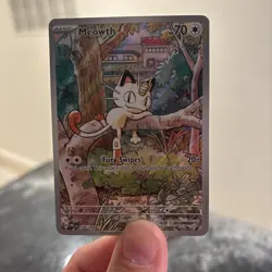 MEOWTH 2025 POKEMON PHANTASMAL FLAMES ILLUSTRATION RARE G 106/094 Q2283 - Image 3