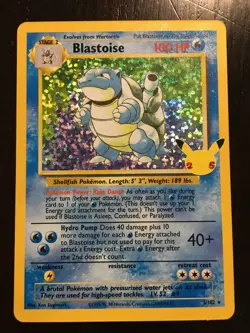 Blastoise Pokemon Celebrations Classic Collection 2/102 Holo Near Mint - Image 1