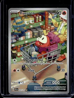 2023 Pokemon SV Paldea Evolved Fuecoco Illustration Rare #201/193 - Image 1