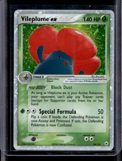 2004 Pokemon EX Hidden Legends Vileplume #100/101 - Image 1