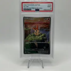 2025 POKEMON SVP PROMO UNOVA VICTINI ILLUSTRATION COLLECTION #208 VICTINI PSA 9 - Image 1