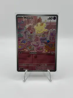 Pokemon Milcery 152/142 SV07 Stellar Crown Illustration Rare Holo Basic 60 HP - Image 1
