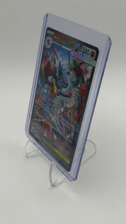 Mega Lucario EX Full Art Holo 340 HP 179/132 Me01 Mega Evolution Pokemon - Image 2
