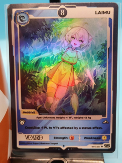 GamerSupps - VCARD Awakened Worlds - Holographic Laimu [8] Uncommon VTuber Card - Image 2