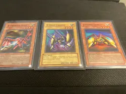 Yugioh TCG X-Head Cannon Y-Dragon Head Ed Z-Metal Tank MFC NM set - Image 1