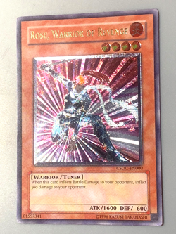 yugioh Rose, Warrior of Revenge CSOC-EN000 Ultimate Rare Unlimited Ed near mint - Image 2