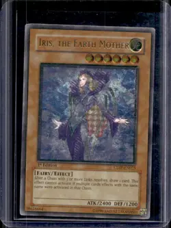 2006 Yu-Gi-Oh Cyberdark Impact 1st Edition Iris, the Earth Mother #CDIP-EN025 - Image 1