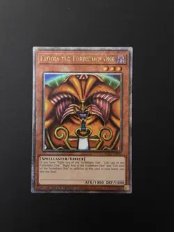 2023 YUGIOH MP23 DUELING HEROES SECRET RARE EXODIA THE FORBIDDEN ONE NM 💫 - Image 1