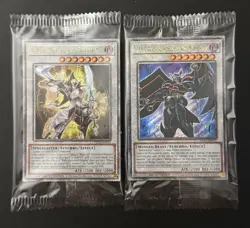 2023 YUGIOH MP23 DUELING HEROES SECRET RARE PALADIN & BLACKWING SEALED NM SET - Image 1