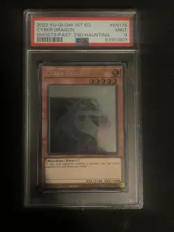 Yu-Gi-Oh PSA 9 Cyber Dragon GFP2-EN178 MiNT 1st Edition Ghost rare 2022 English - Image 1