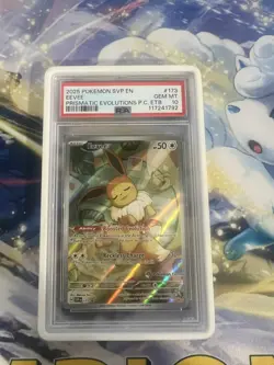 Eeeve SVP 173 POKEMON CENTER EXCLUSIVE PSA Graded 10 Trading Card Game - Image 1