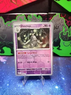 Pokemon TCG Dusclops Reverse Holo Card 019/064 Shrouded Fable SV - Image 1