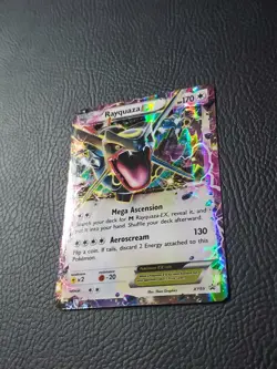 🔥Pokemon TCG Rayquaza EX XY69 Black Star Promo Card (Shiny) Holo Lightly Played - Image 3