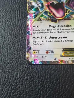 🔥Pokemon TCG Rayquaza EX XY69 Black Star Promo Card (Shiny) Holo Lightly Played - Image 5