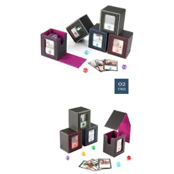 Premium Trading Card Box to Protect Cards Trading Deck Box Suitable for7682 - Image 2