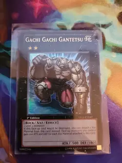 Yugioh Card - Gachi Gachi Gantetsu EN042 Super Rare - YS11 - Near Mint - Image 1